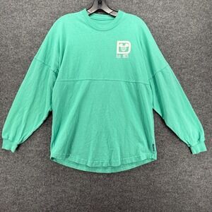 Disney Parks Walt Disney‎ World Spirit Jersey Shirt Womens XS Green Casual Relax